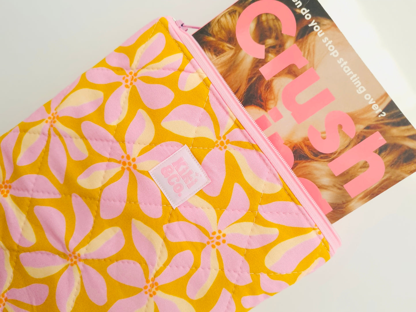 Quilted Book Sleeve - Margot