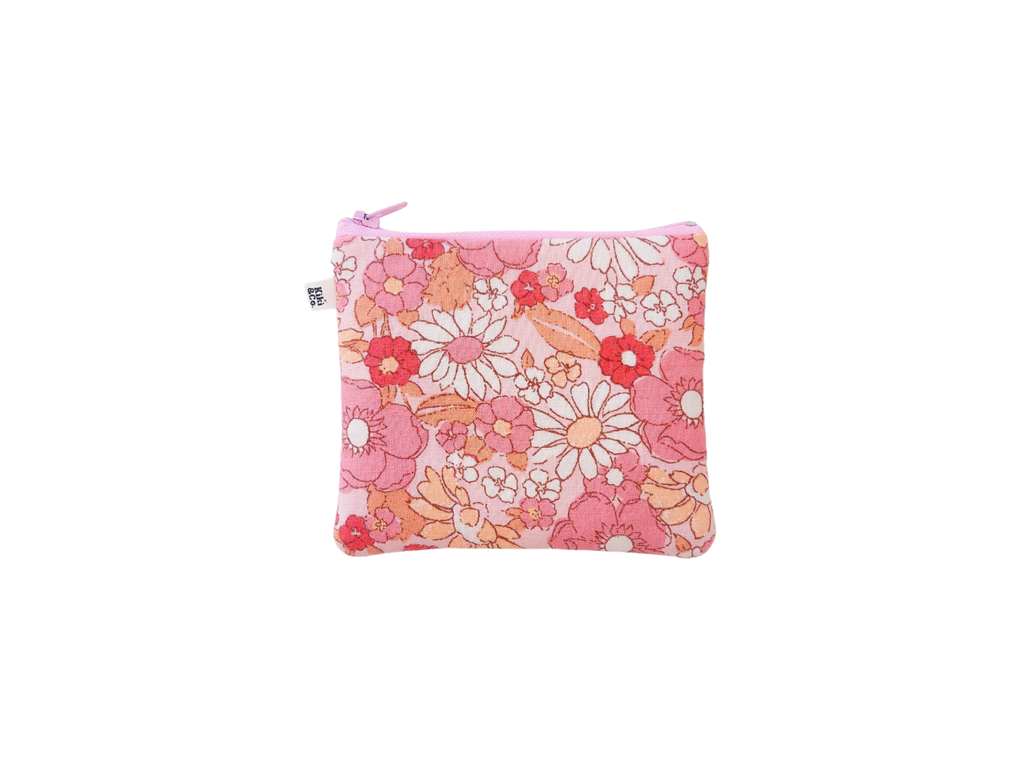 Mini Zipper - Pink Floral