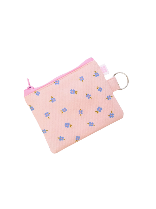 Keychain Zipper Pouch - Forget me not