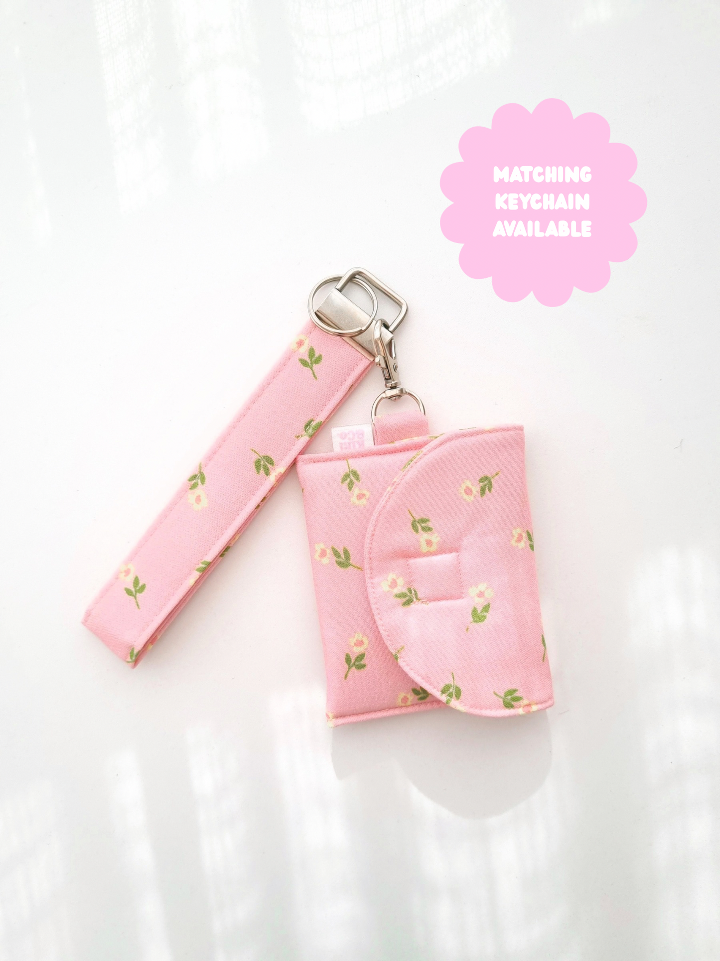 Earbud Pouch - Pink Petal