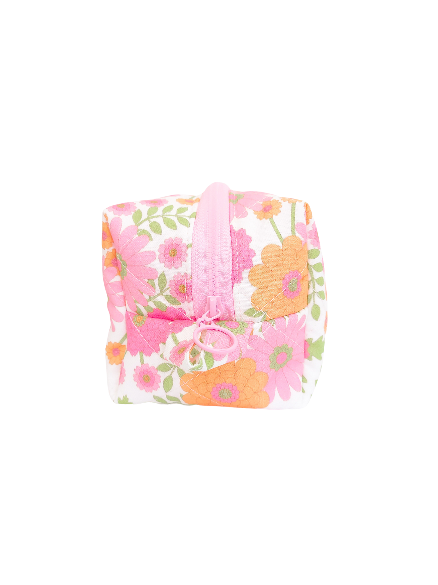 Quilted Makeup Bag- Vintage Floral