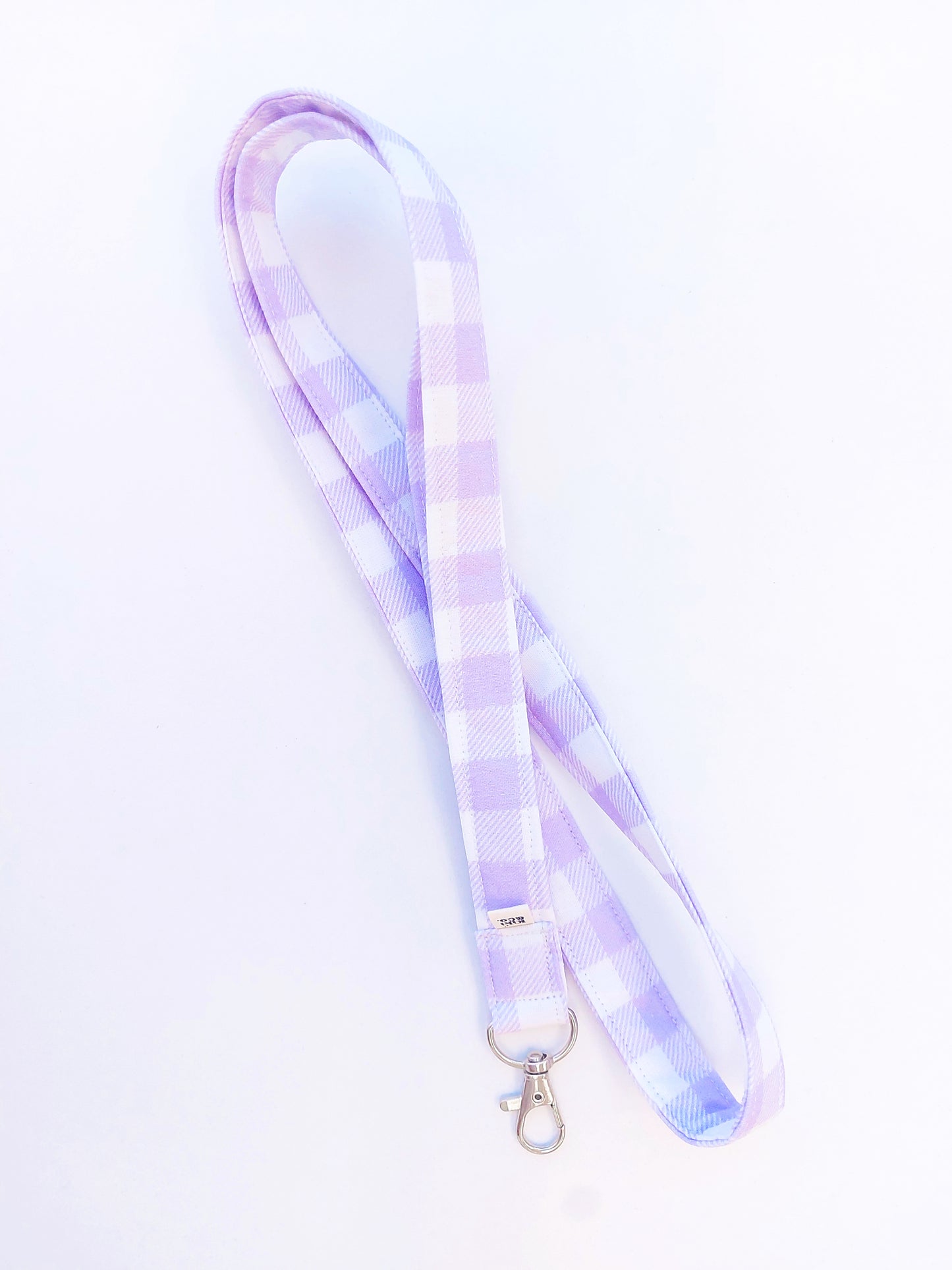 Lanyard - Lilac Gingham