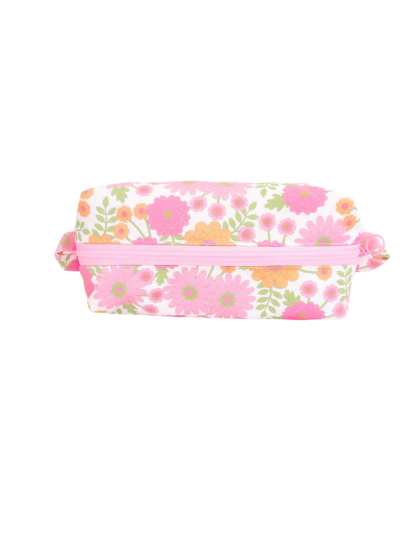Quilted Makeup Bag- Vintage Floral