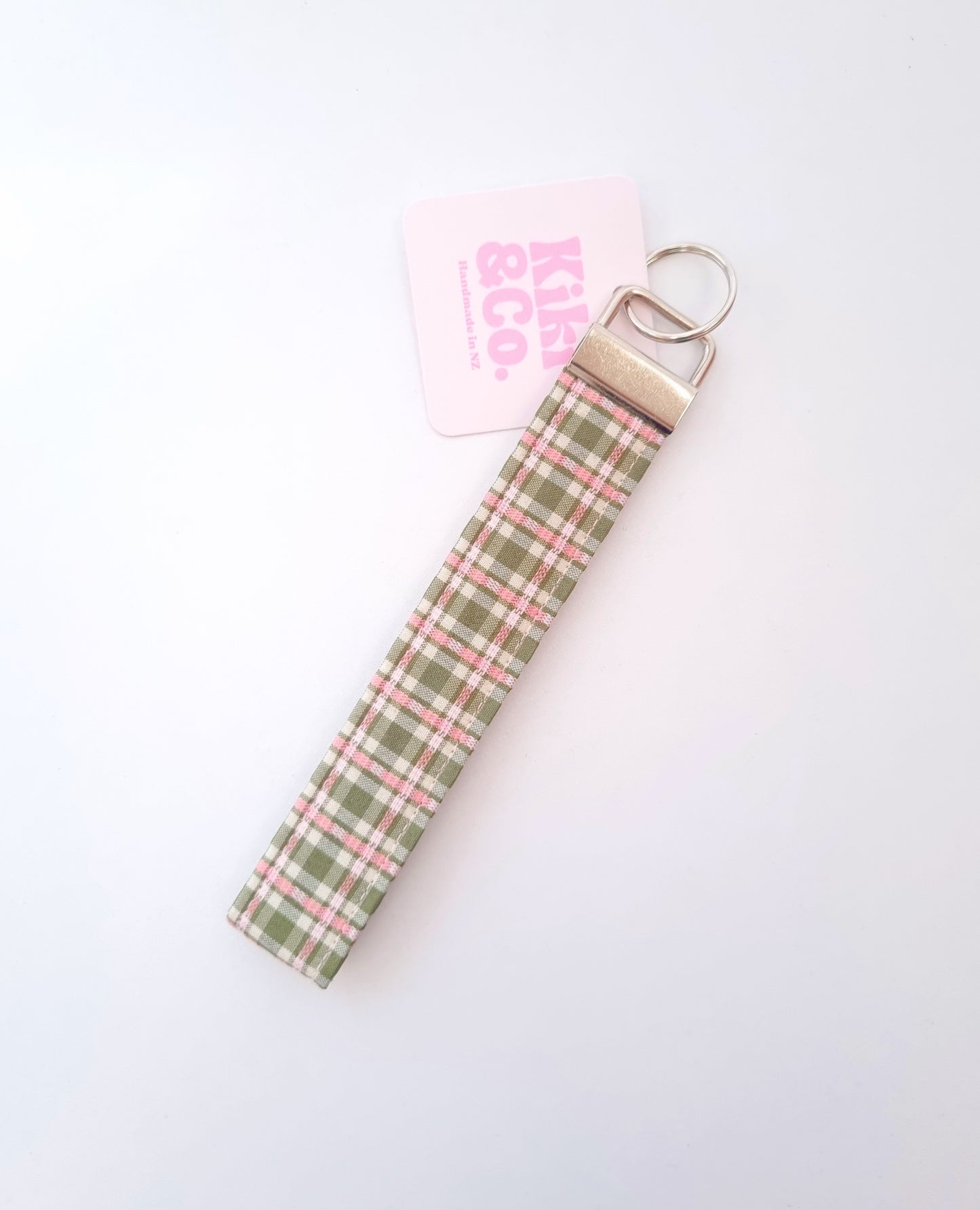 Keychain - Green Plaid
