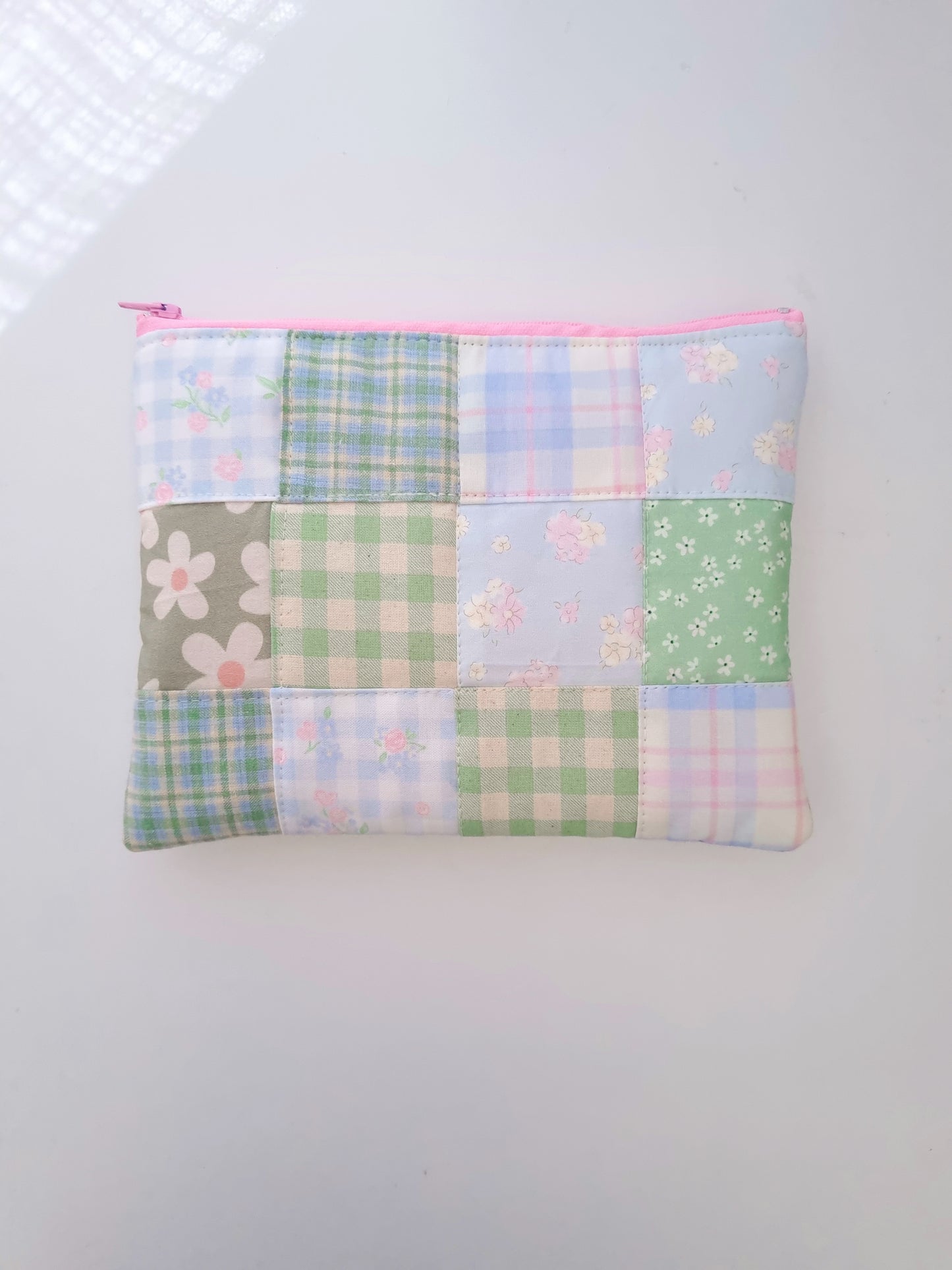 Patchwork Collection - Zipper Pouch/ eReader Sleeve #13