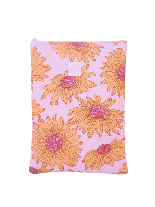 Quilted Book Sleeve - Sunflower