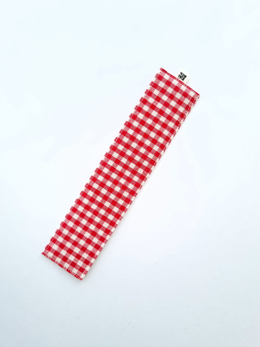 Bookmark - Red Gingham