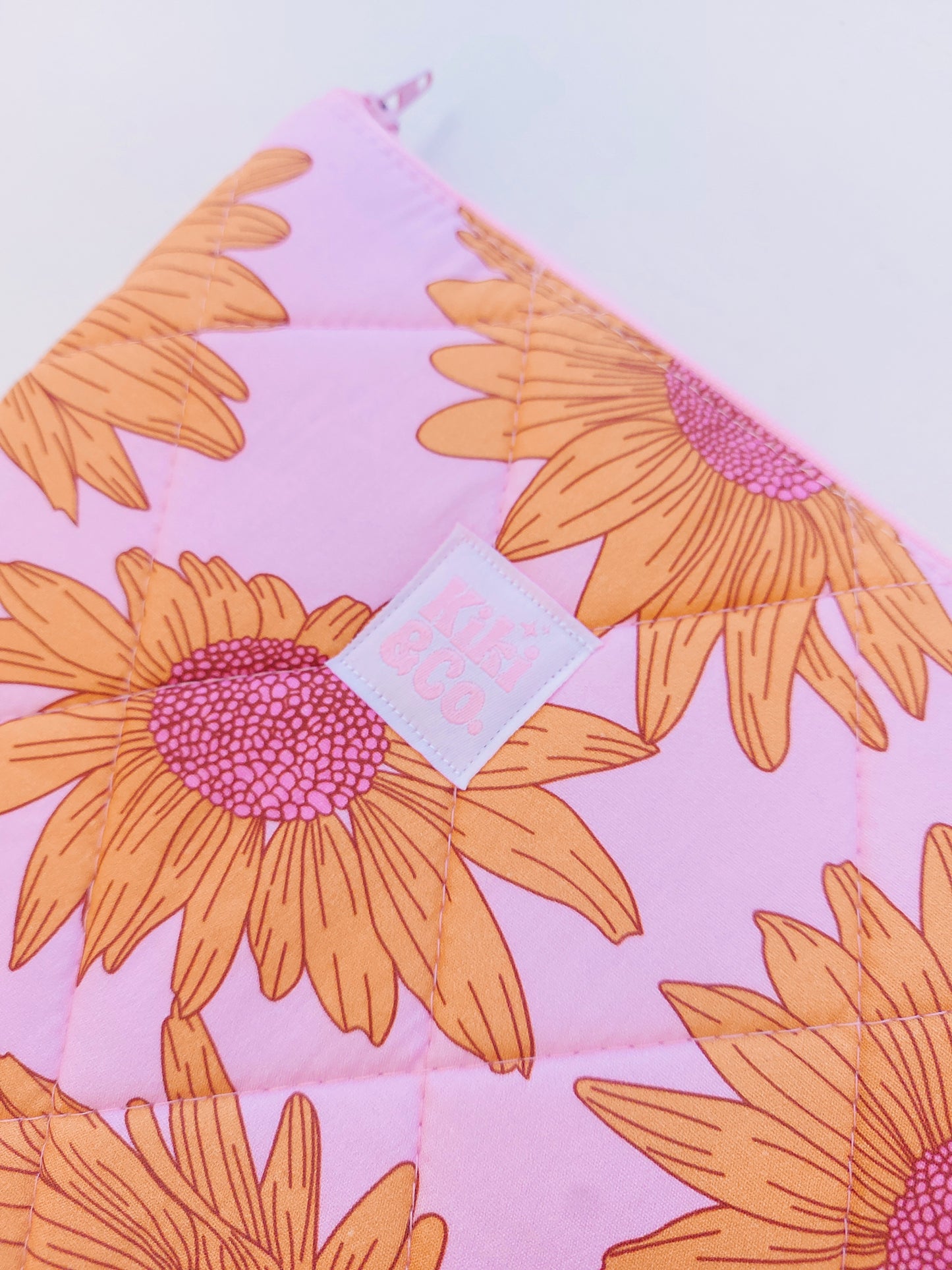 Quilted Book Sleeve - Sunflower