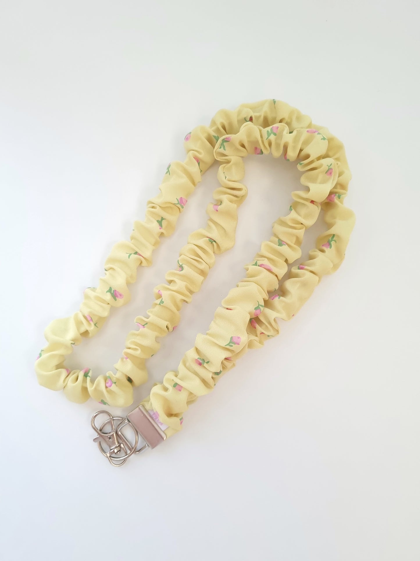 Scrunchie Lanyard - Rose Bud