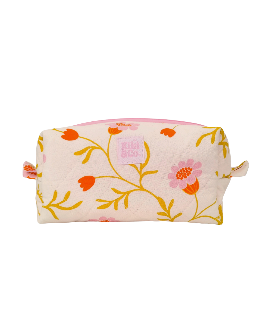 Quilted Makeup Bag- Willow Floral