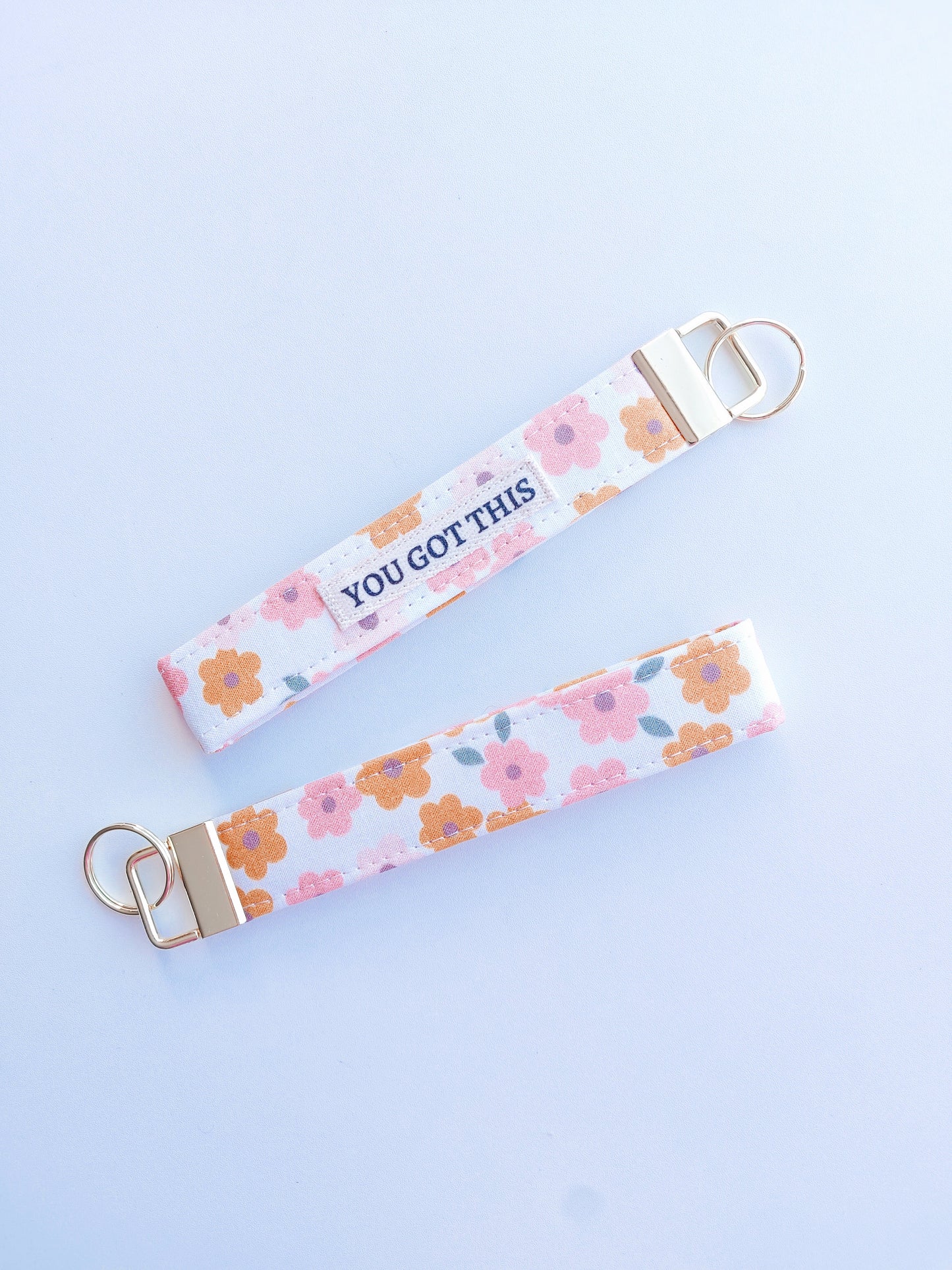 Keychain- Olive Floral