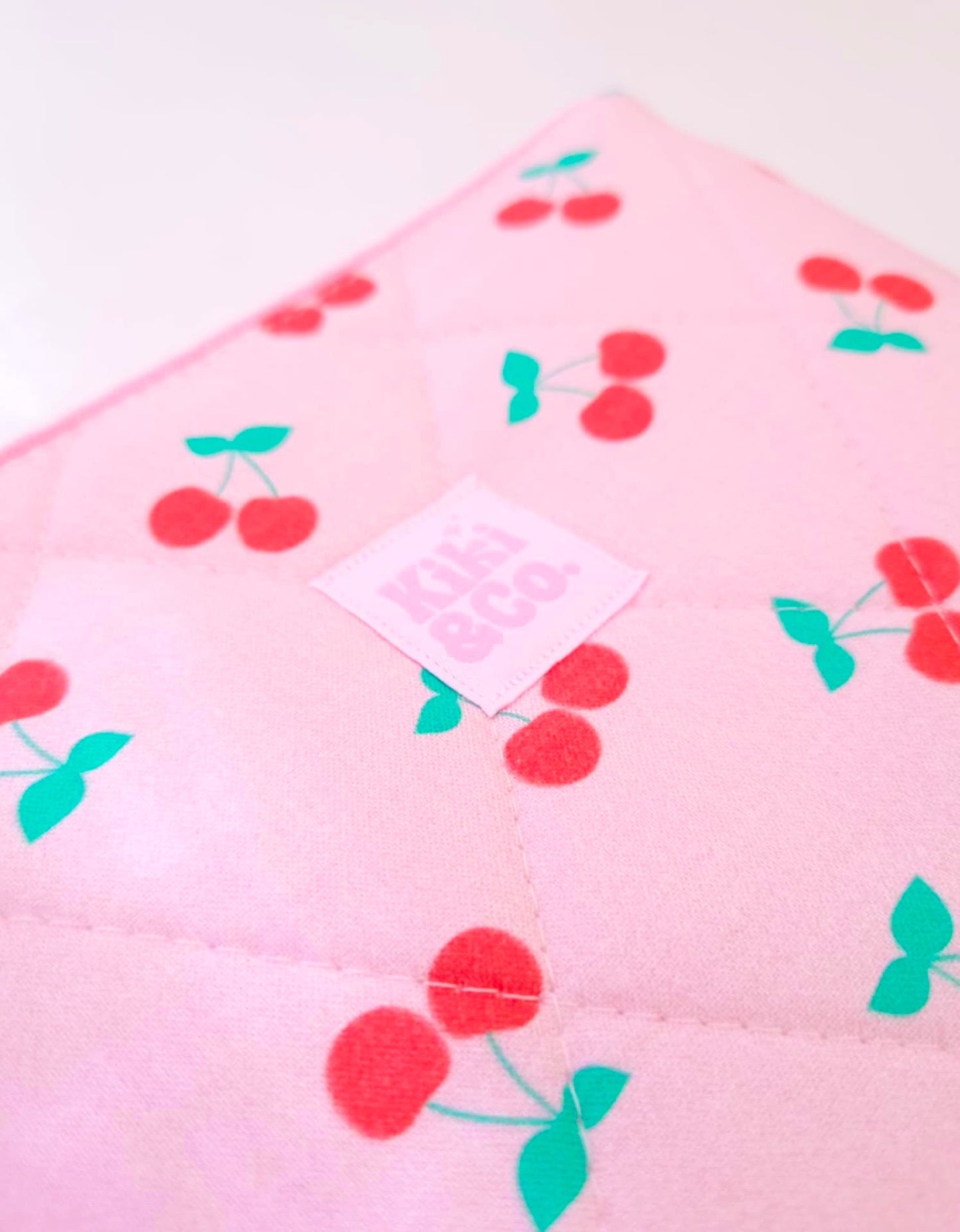 Quilted eReader Sleeve - Cherry's