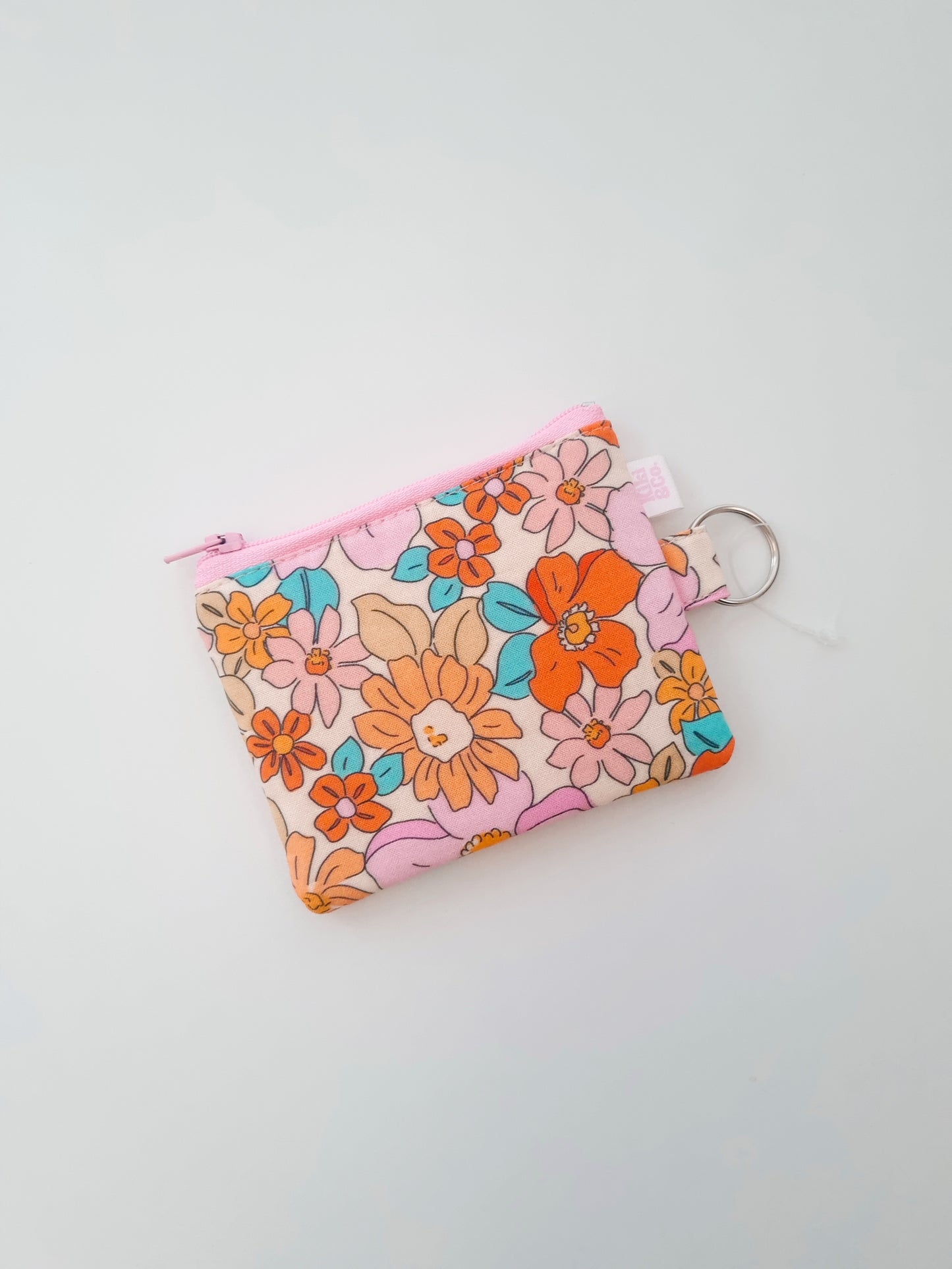 Keyring Zipper Pouch - Vintage Garden