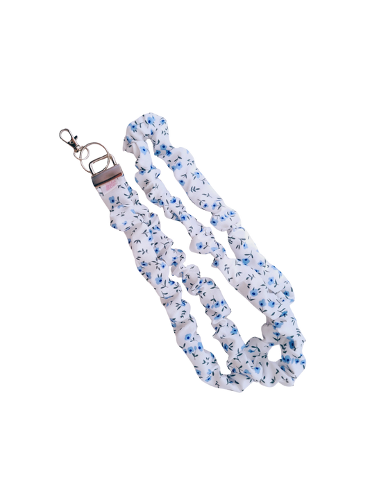 Scrunchie Lanyard - Forget Me Not
