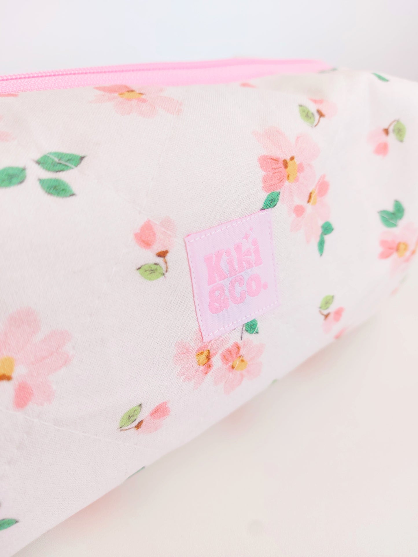 Quilted Makeup Bag- Faye Floral