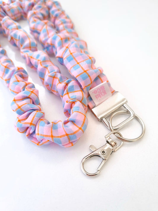 Scrunchie Lanyard - Ally Plaid