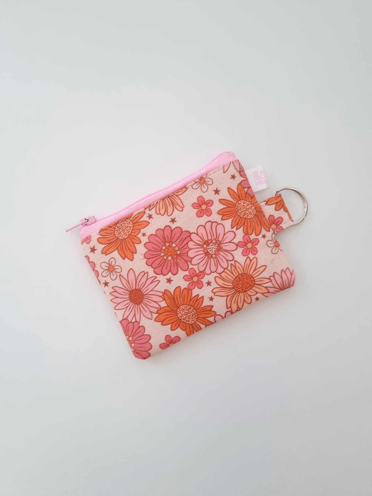 Keyring Zipper Pouch - Fall Floral