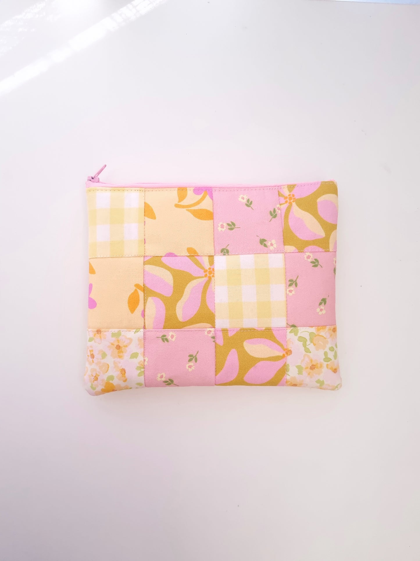 Patchwork Collection - Zipper Pouch/ eReader Sleeve #6