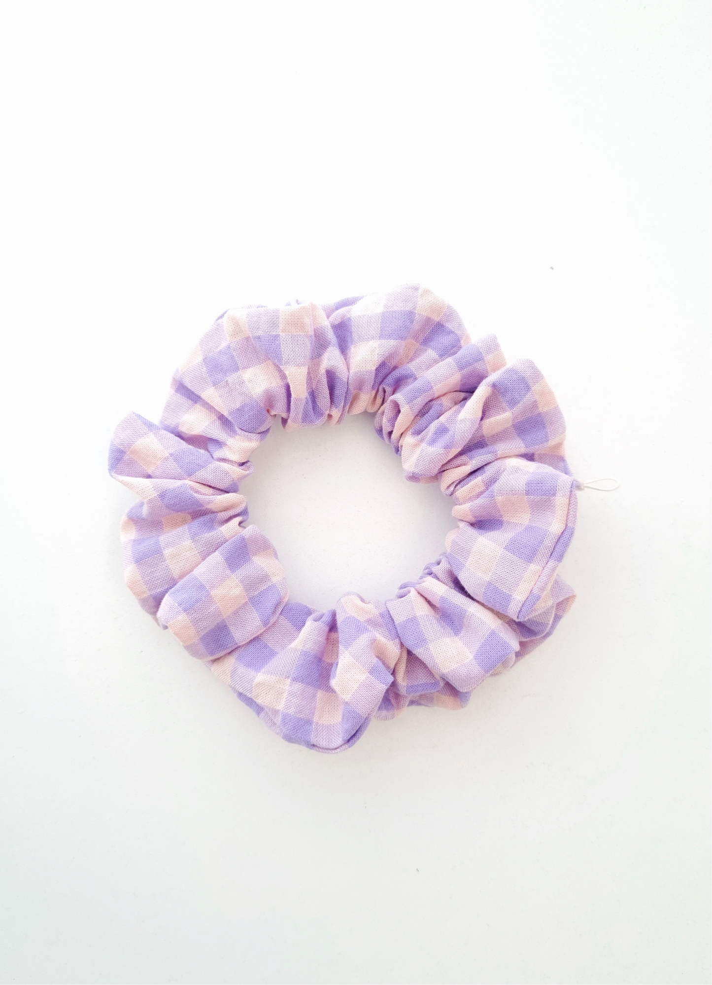 Scrunchie - Lilac Gingham
