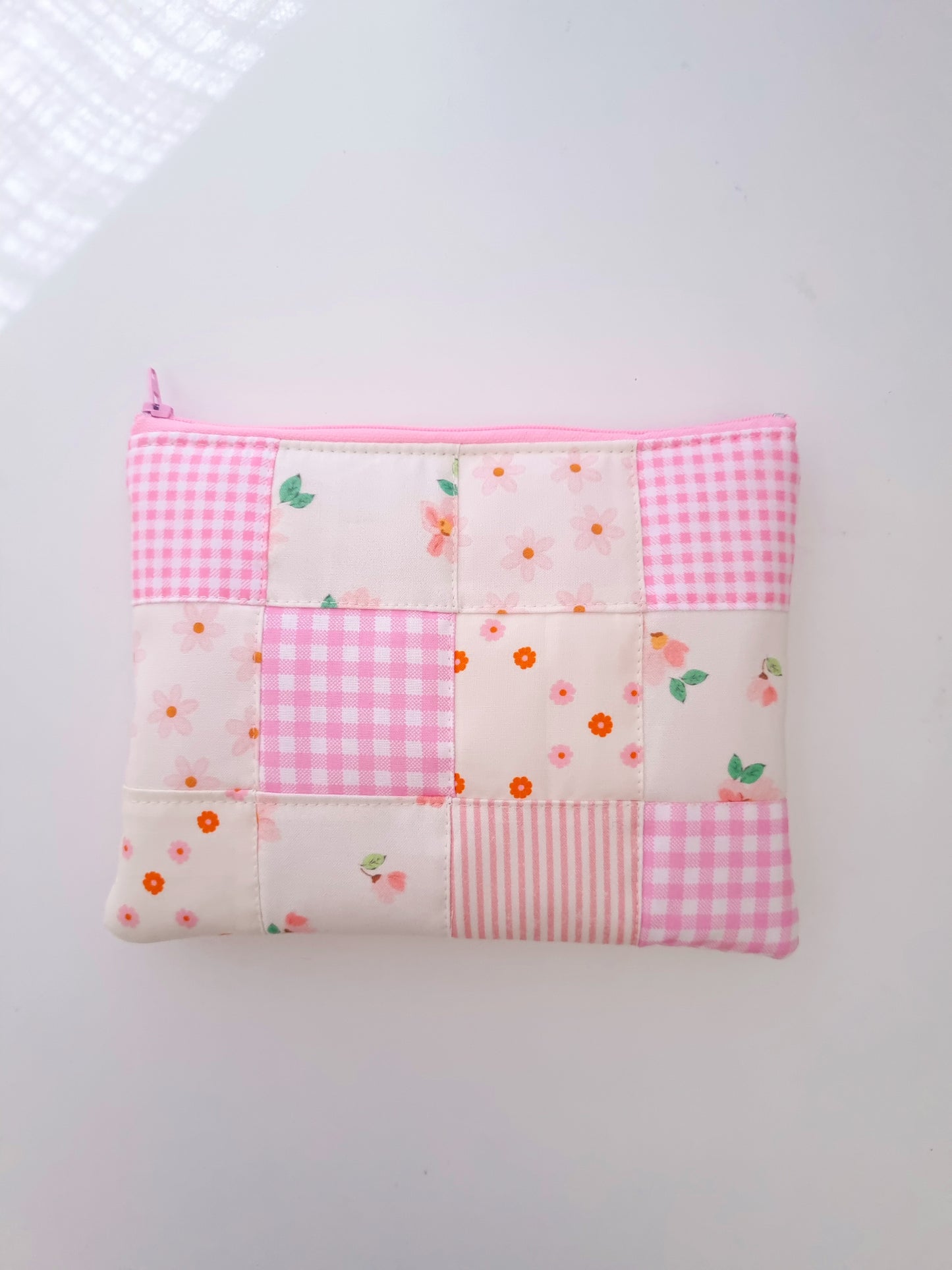 Patchwork Collection - Zipper Pouch/ eReader Sleeve #12