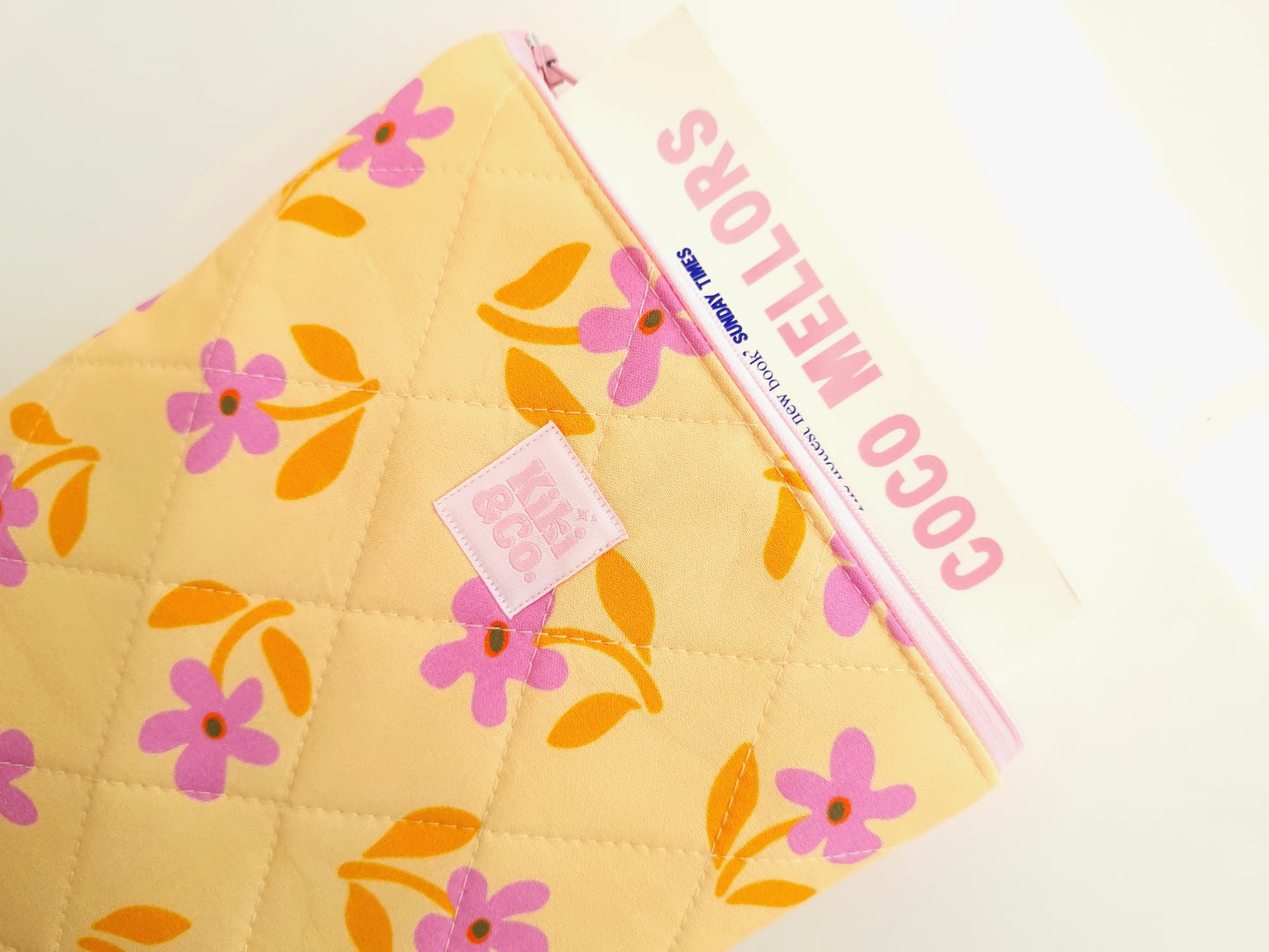 Quilted Book Sleeve - Frankie