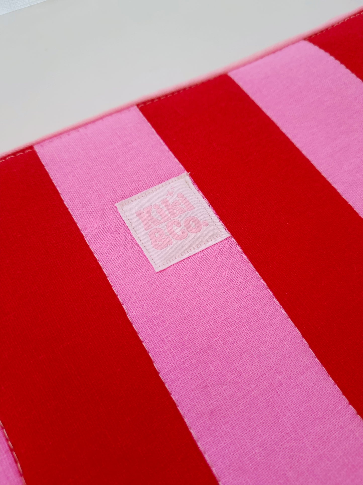 Quilted Laptop Sleeve - Bold Stripes