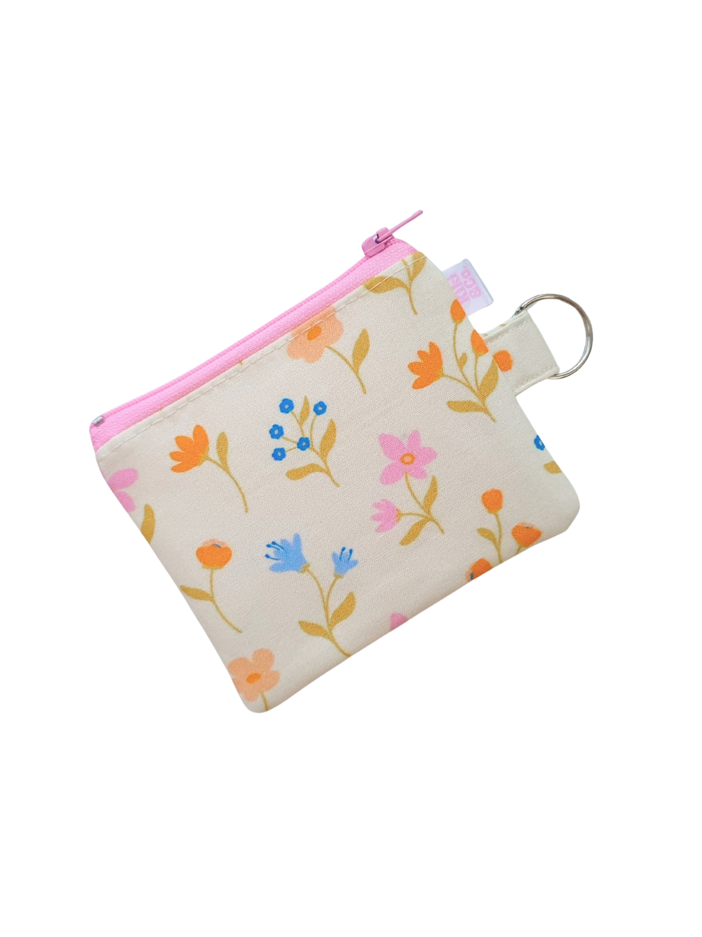 Keyring Zipper Pouch - Wild Flowers