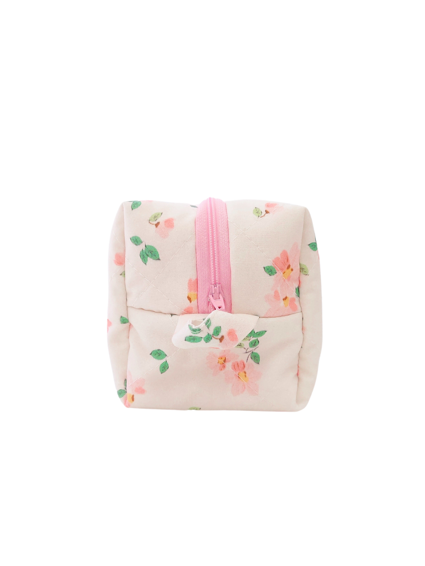 Quilted Makeup Bag- Faye Floral