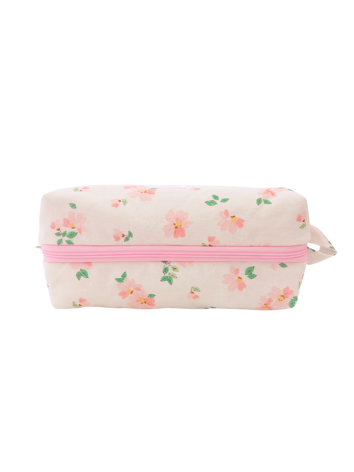 Quilted Makeup Bag- Faye Floral