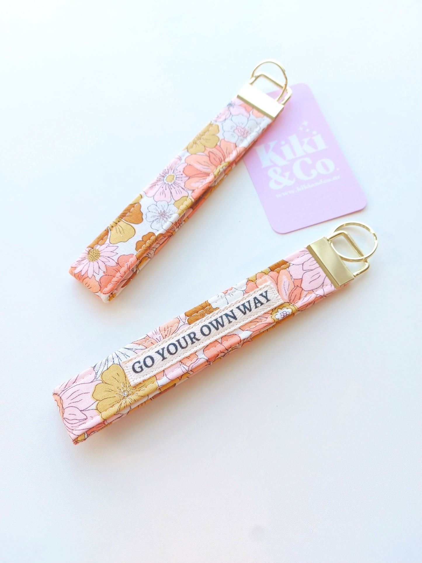 Keychain - Boho floral