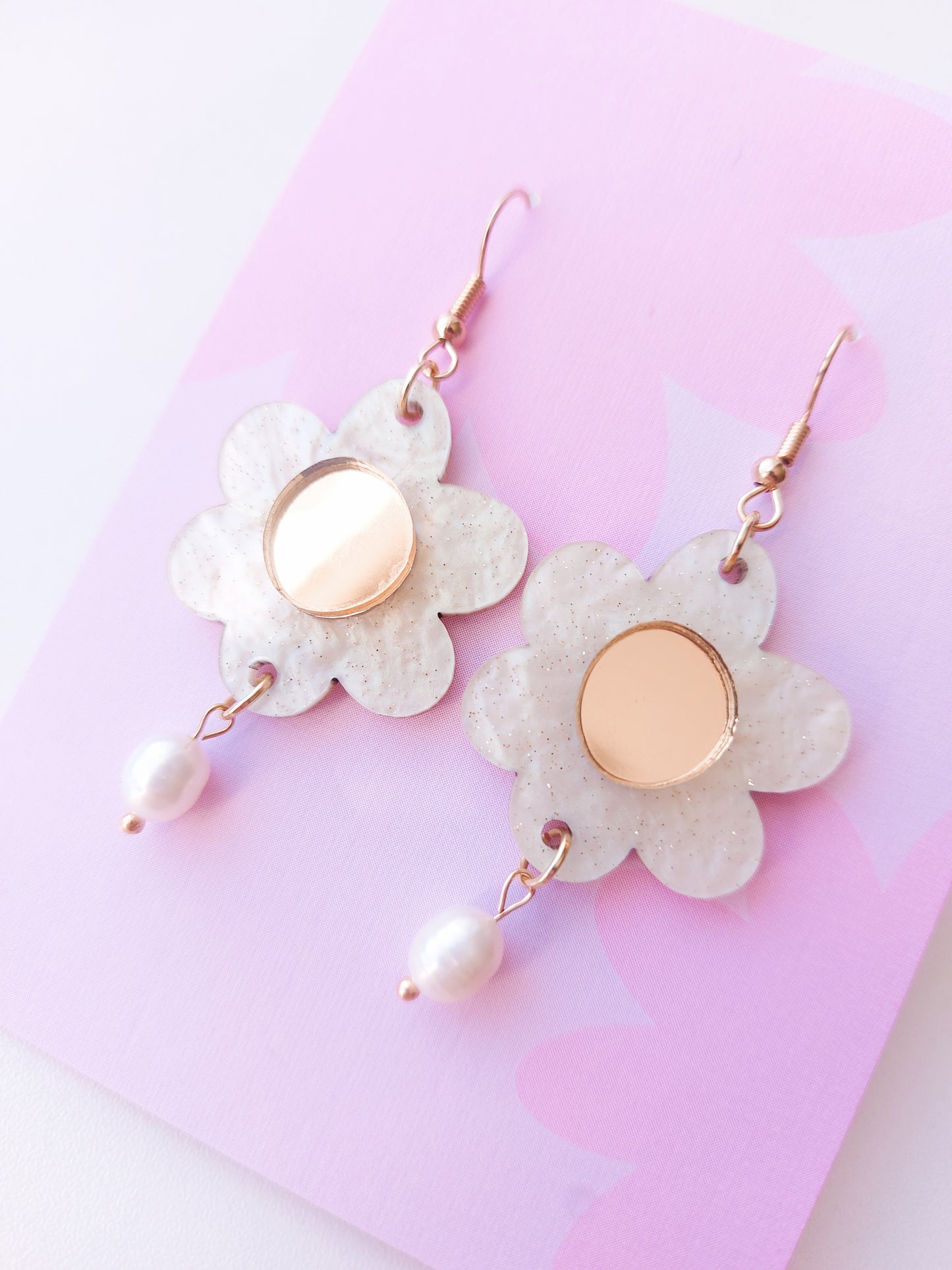 Juliet Earrings - Pearl / Gold / Freshwater Pearl