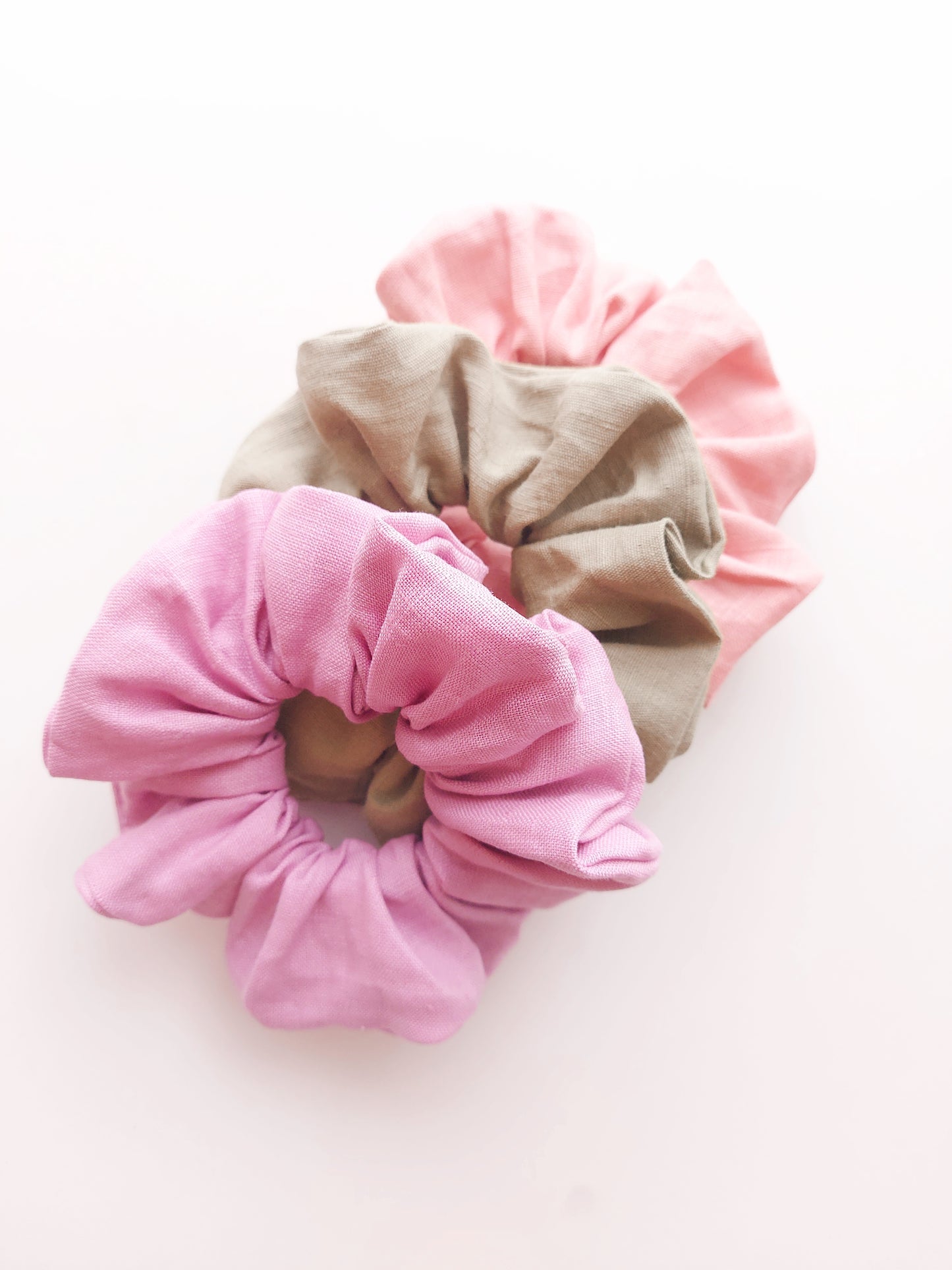 Scrunchie- 100% Linen // Select Colour
