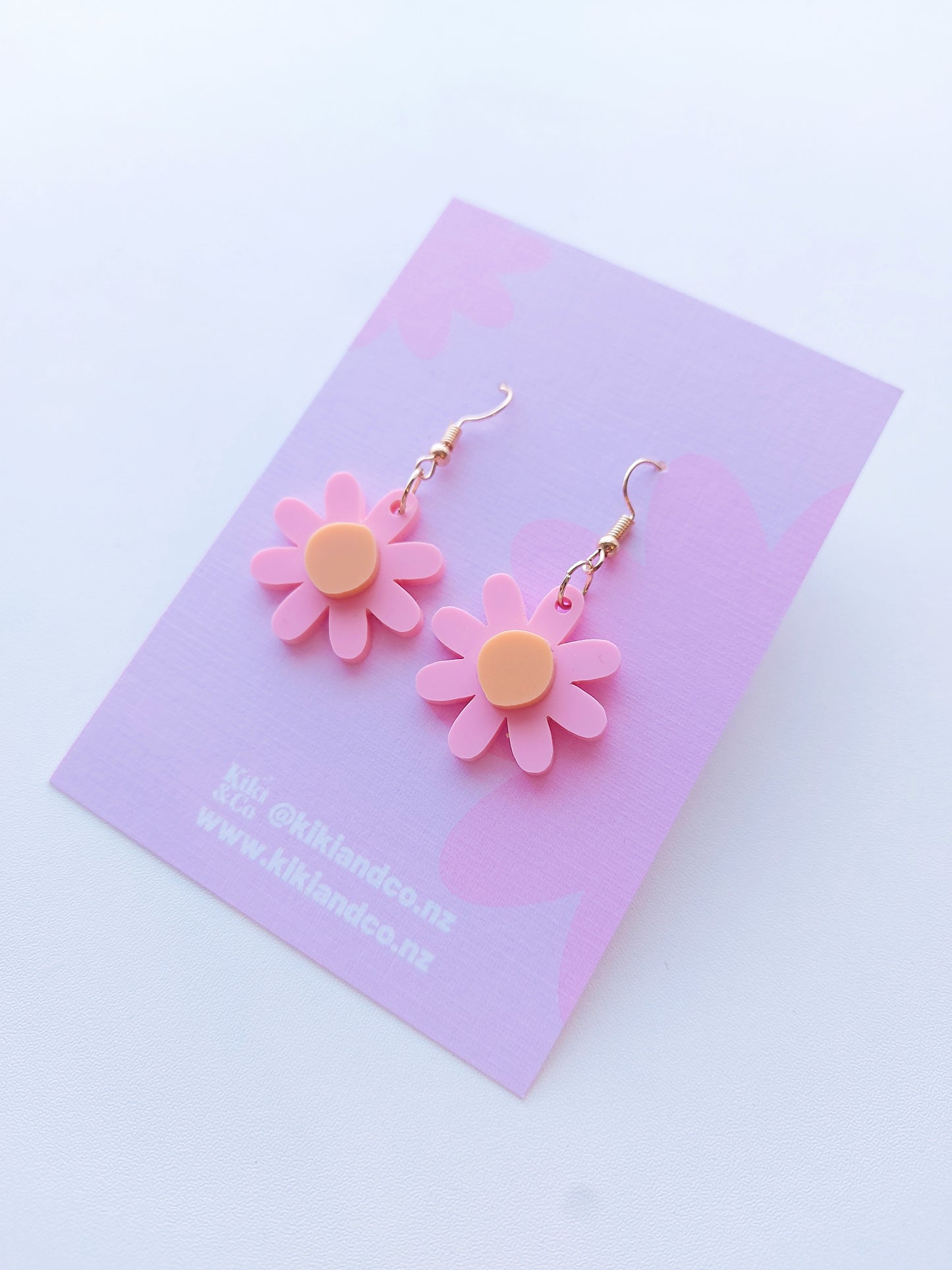 Kiki Earrings - Pink/Orange