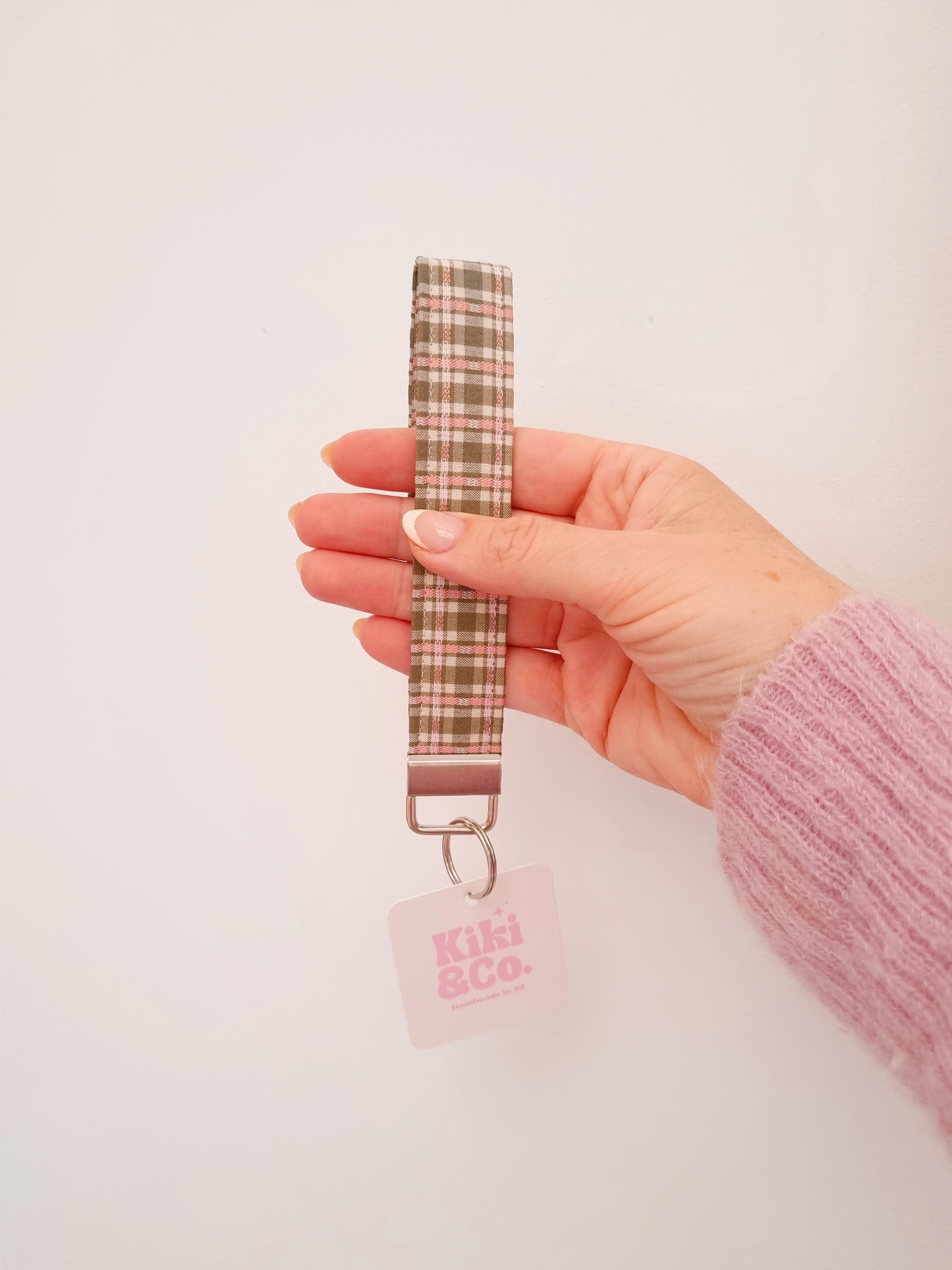 Keychain - Green Plaid