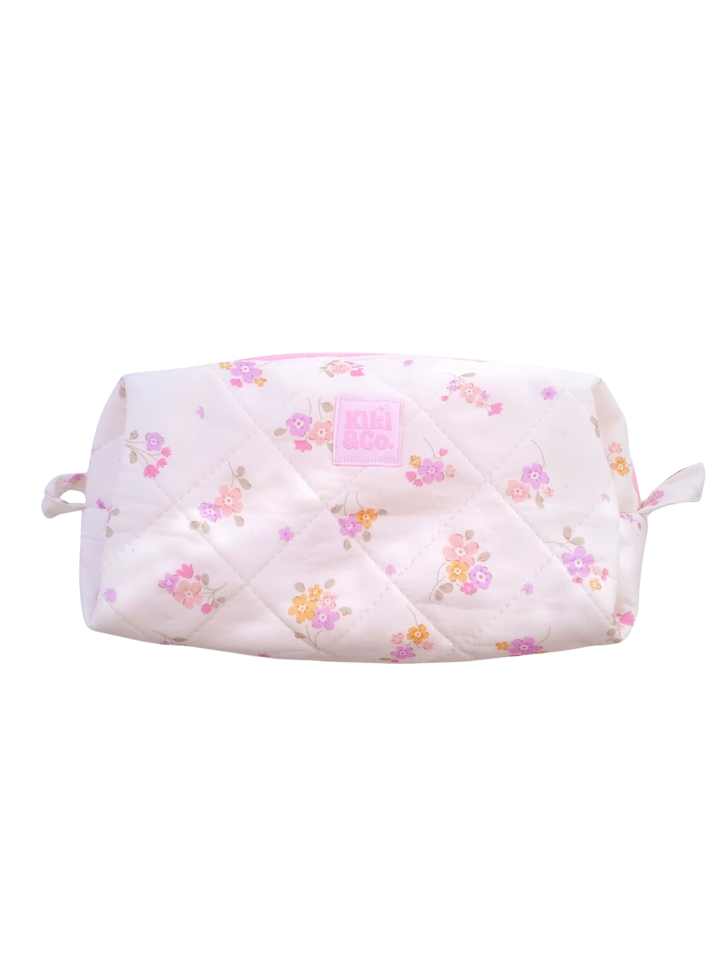Quilted Makeup Bag- Sweet Floral