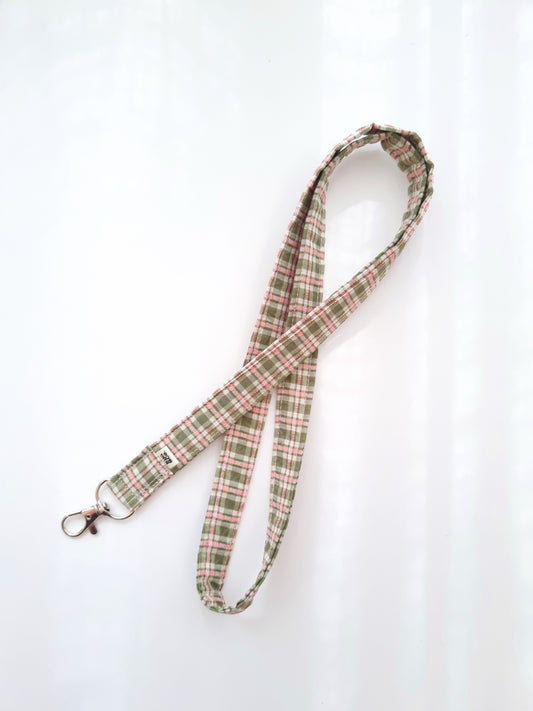 Lanyard - Green Plaid