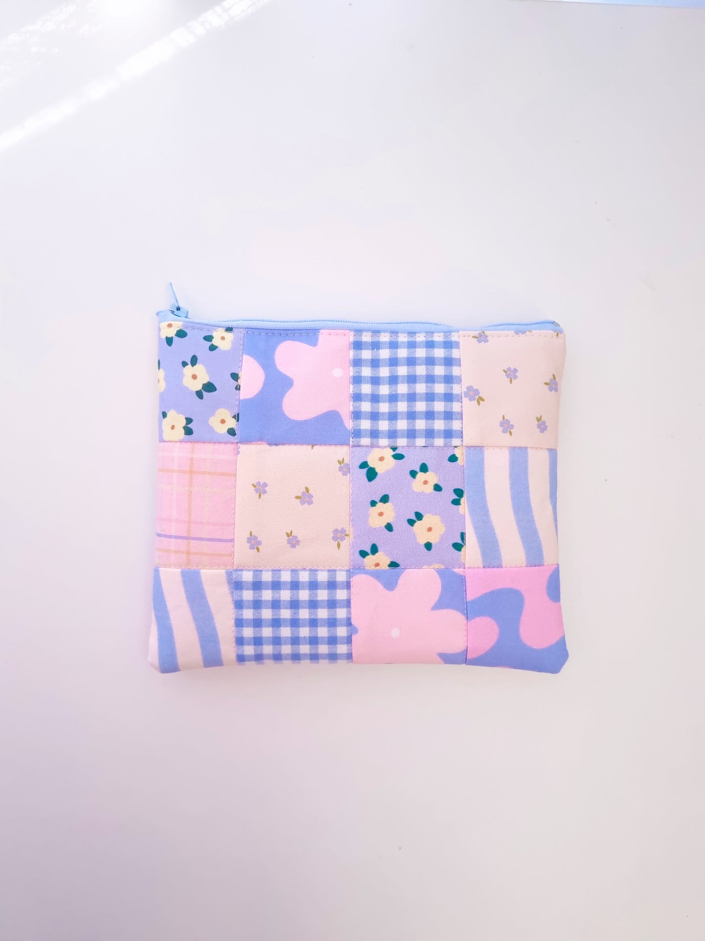 Patchwork Collection - Zipper Pouch/ eReader Sleeve #11