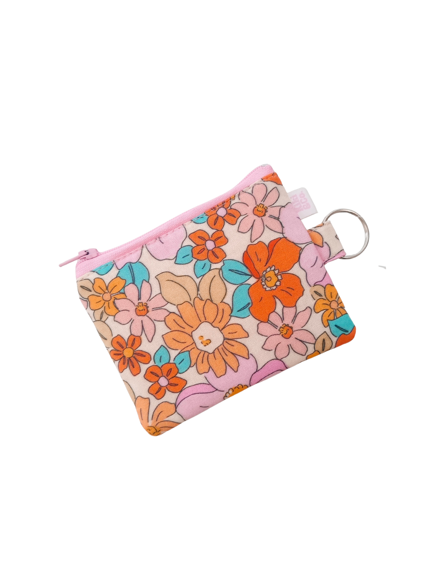 Keyring Zipper Pouch - Vintage Garden