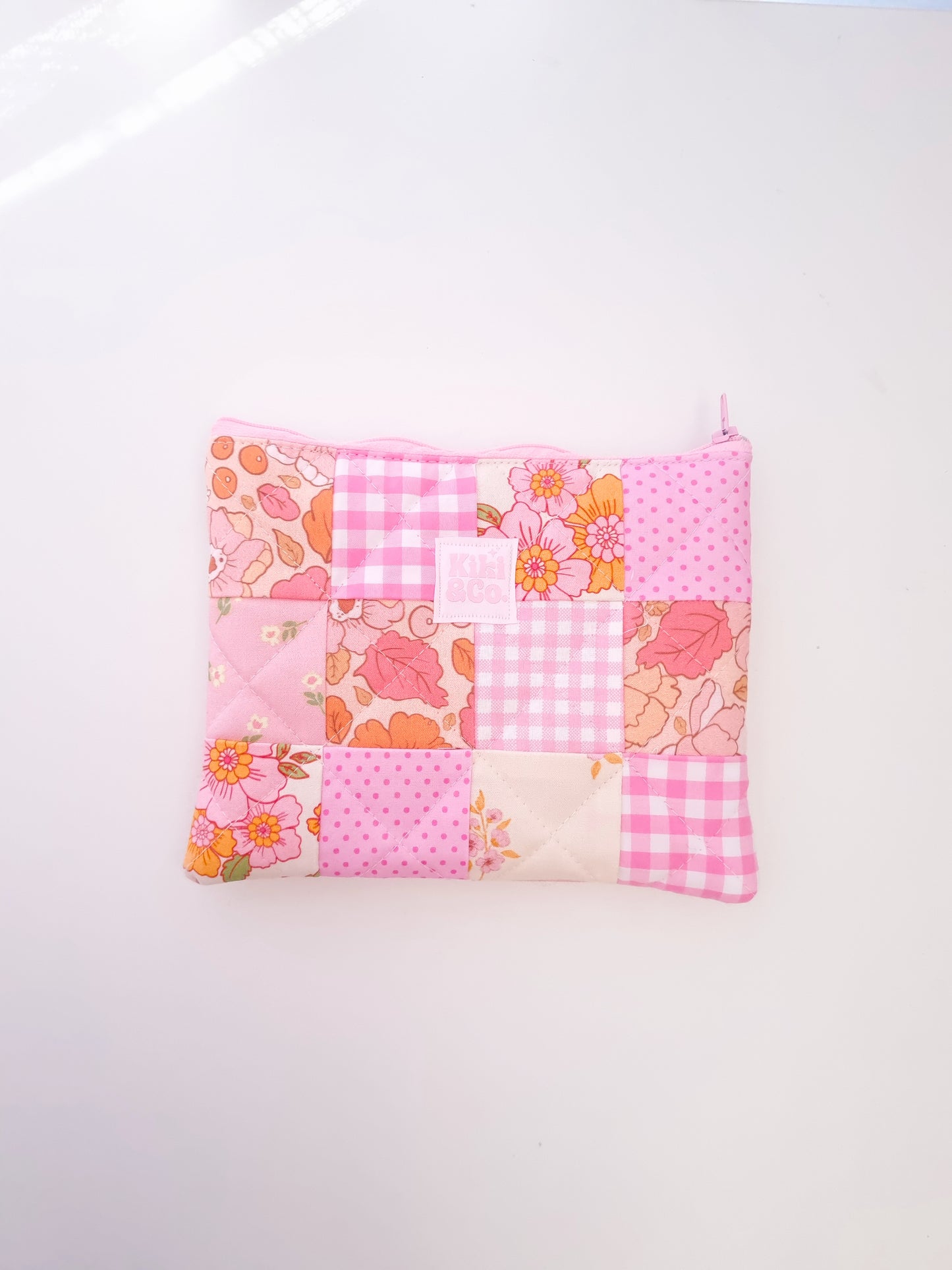 Patchwork Collection - Zipper Pouch/ eReader Sleeve #8