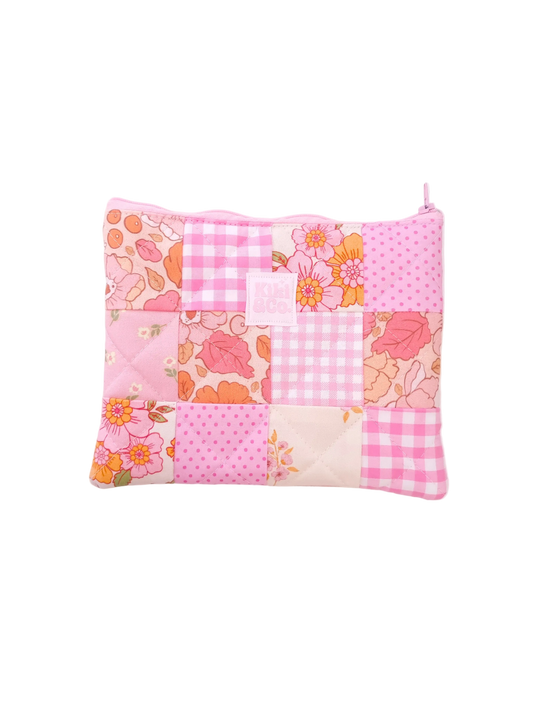 Patchwork Collection - Zipper Pouch/ eReader Sleeve #8
