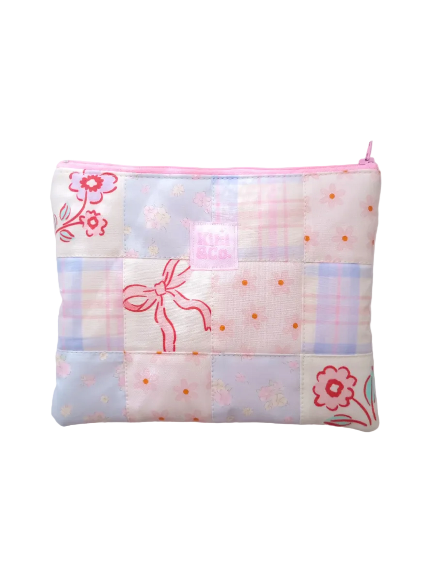 Patchwork Collection - Zipper Pouch/ eReader Sleeve #3