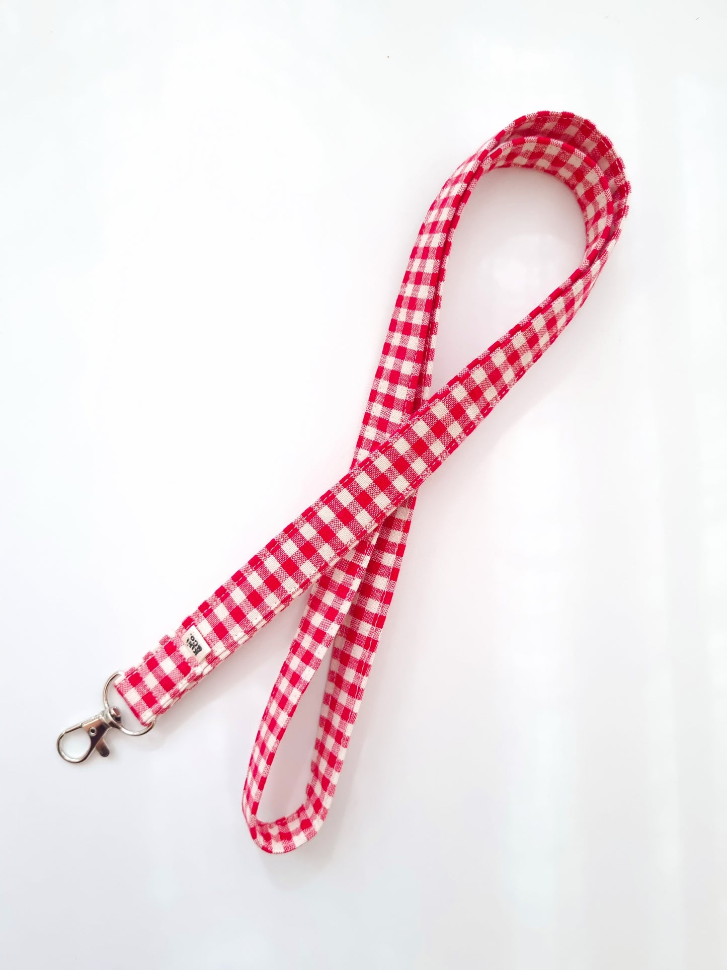 Lanyard - Red Gingham