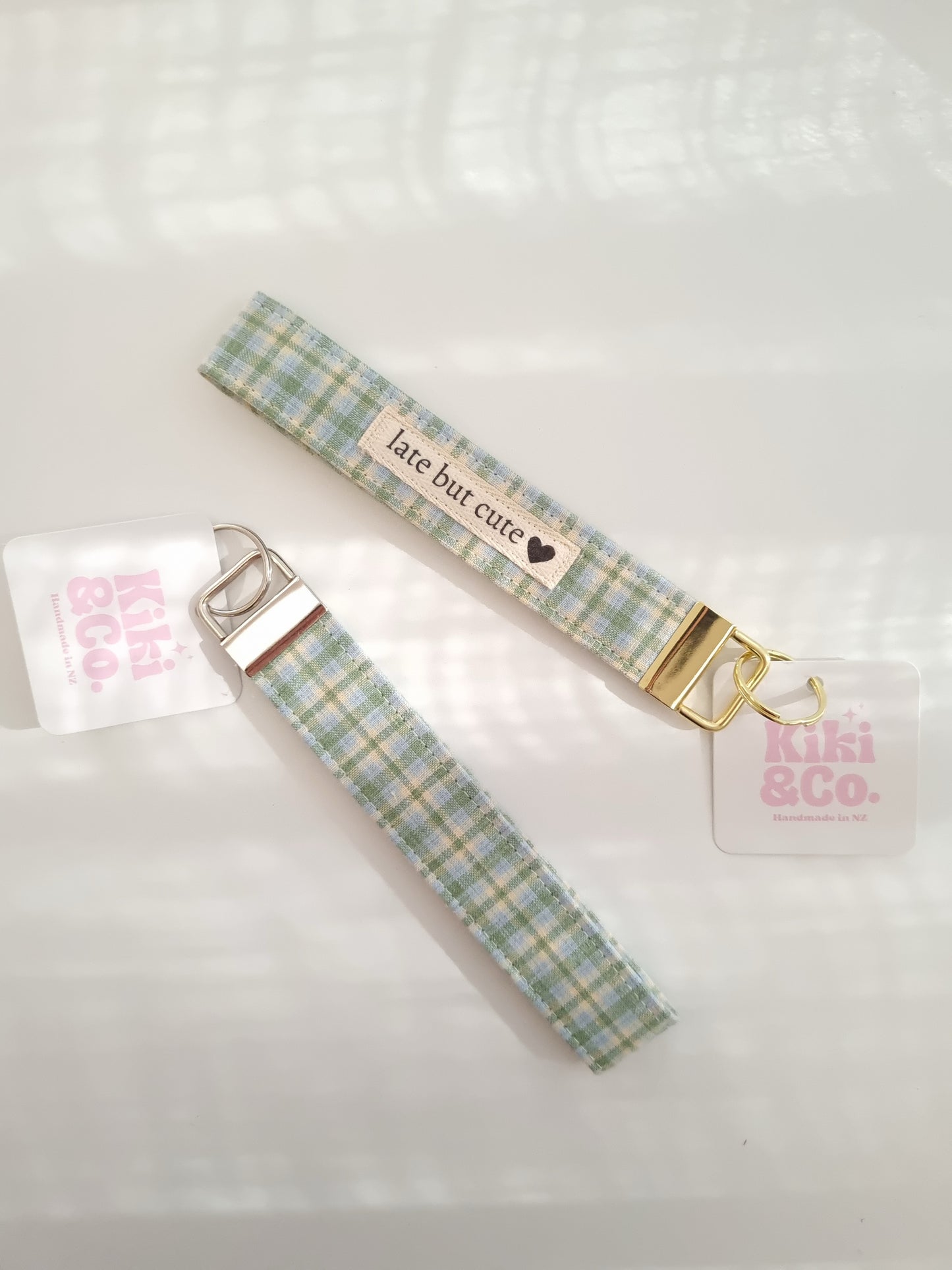 Keychain - Herb Garden Plaid