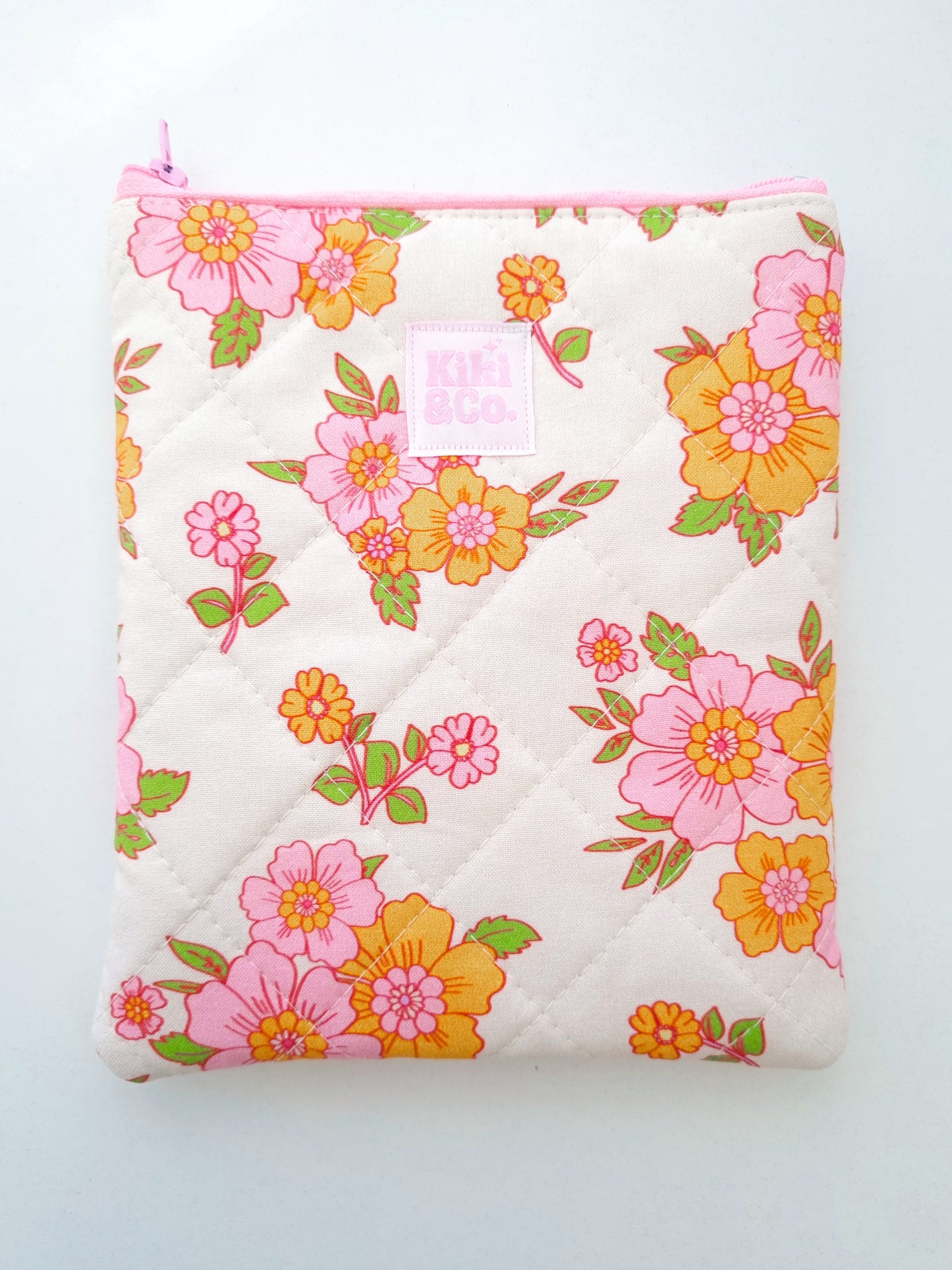 Quilted eReader Sleeve - Evelyn Floral