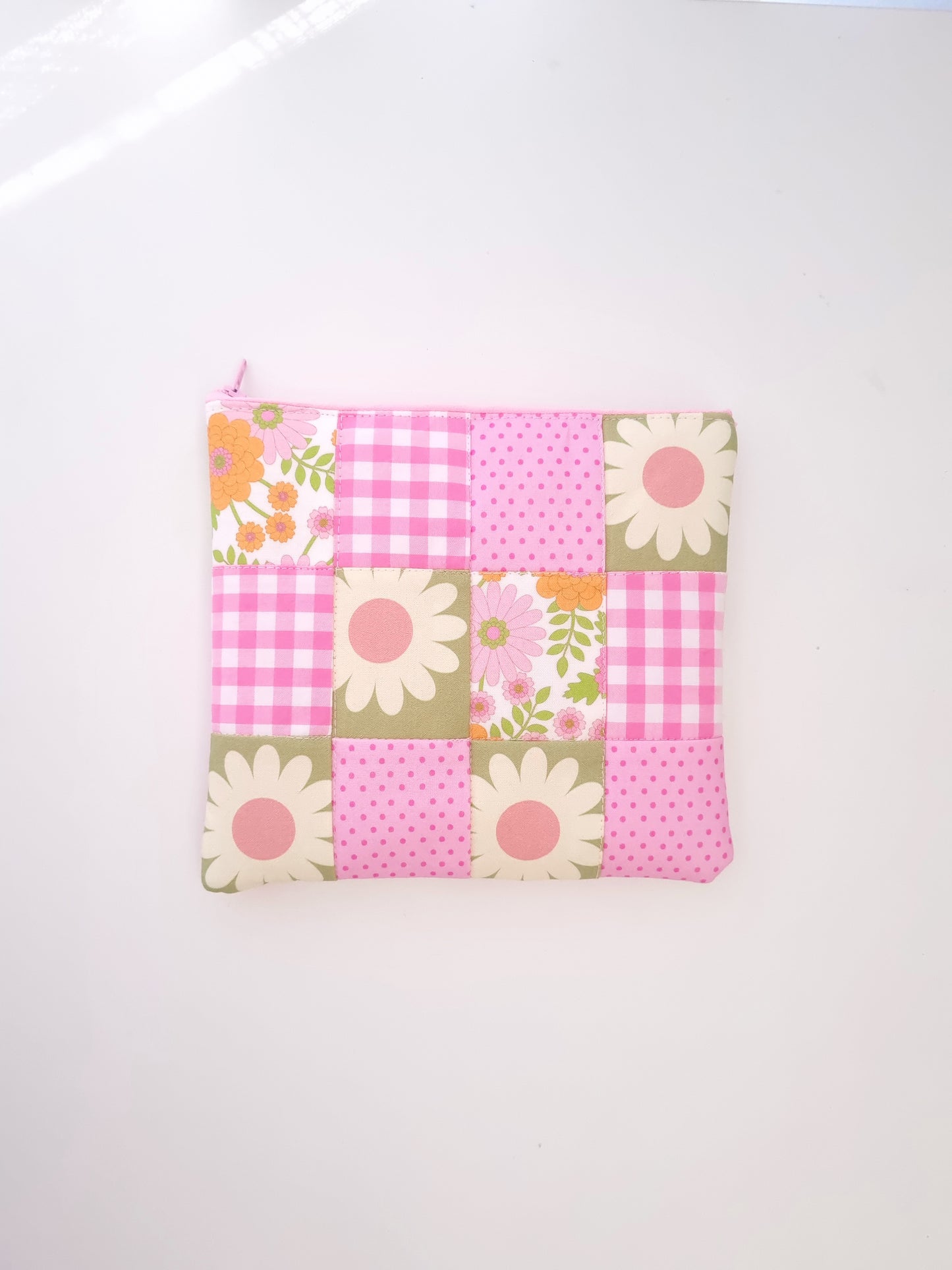 Patchwork Collection - Zipper Pouch/ eReader Sleeve #9