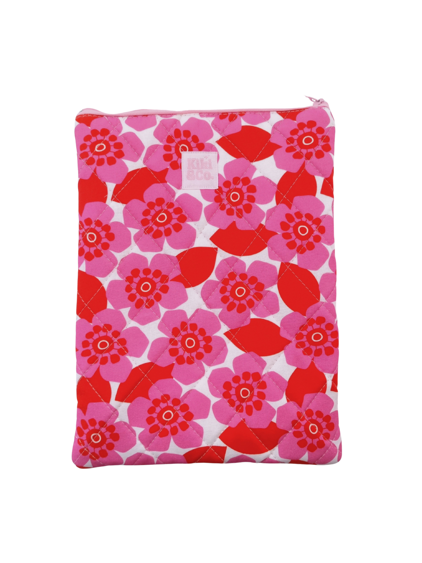 Quilted Book Sleeve - Japonica