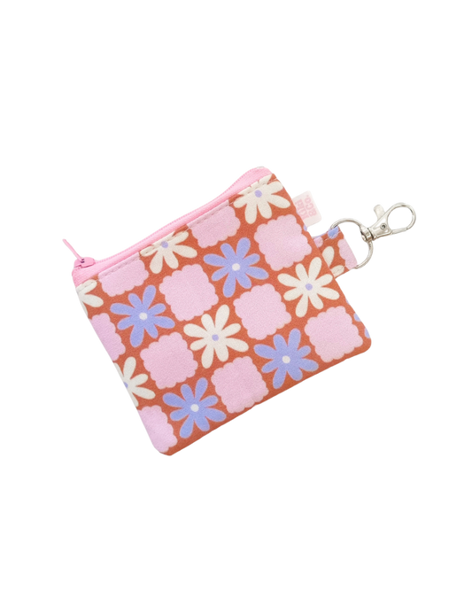 Keyring Zipper Pouch - Rosie - Lilac