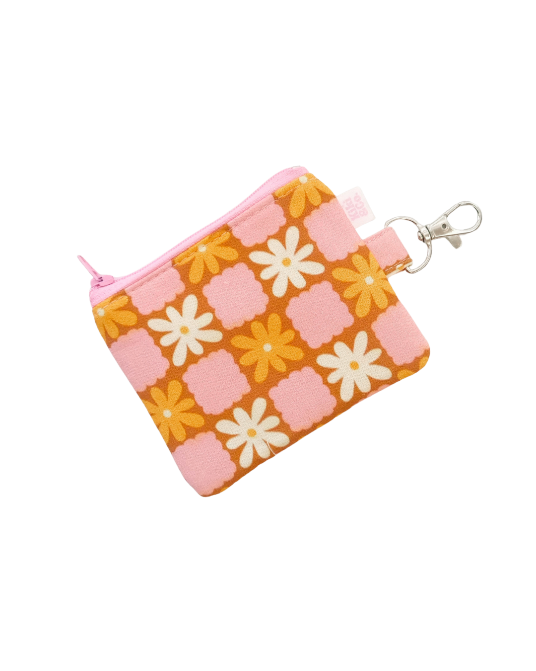 Keyring Zipper Pouch - Rosie - Papaya