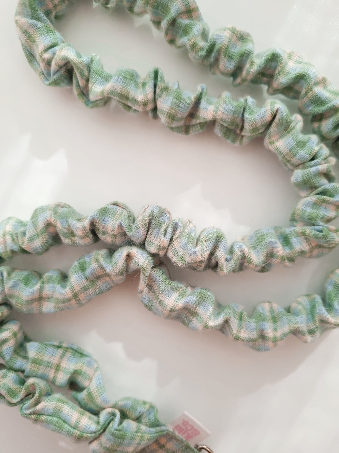Scrunchie Lanyard - Herb Garden Plaid