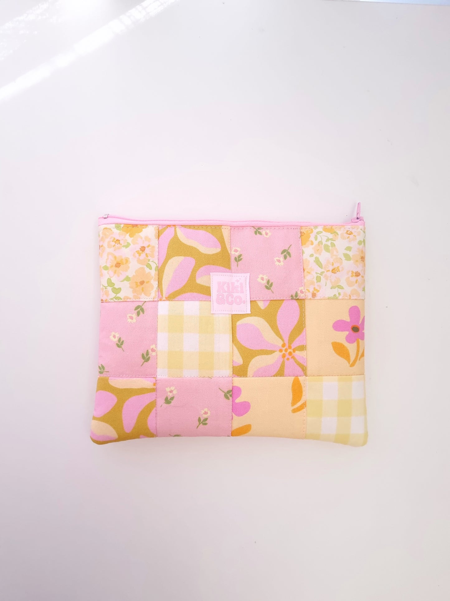Patchwork Collection - Zipper Pouch/ eReader Sleeve #6